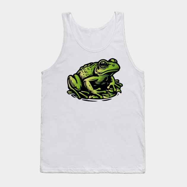 Frog Tank Top by ArtFactoryAI